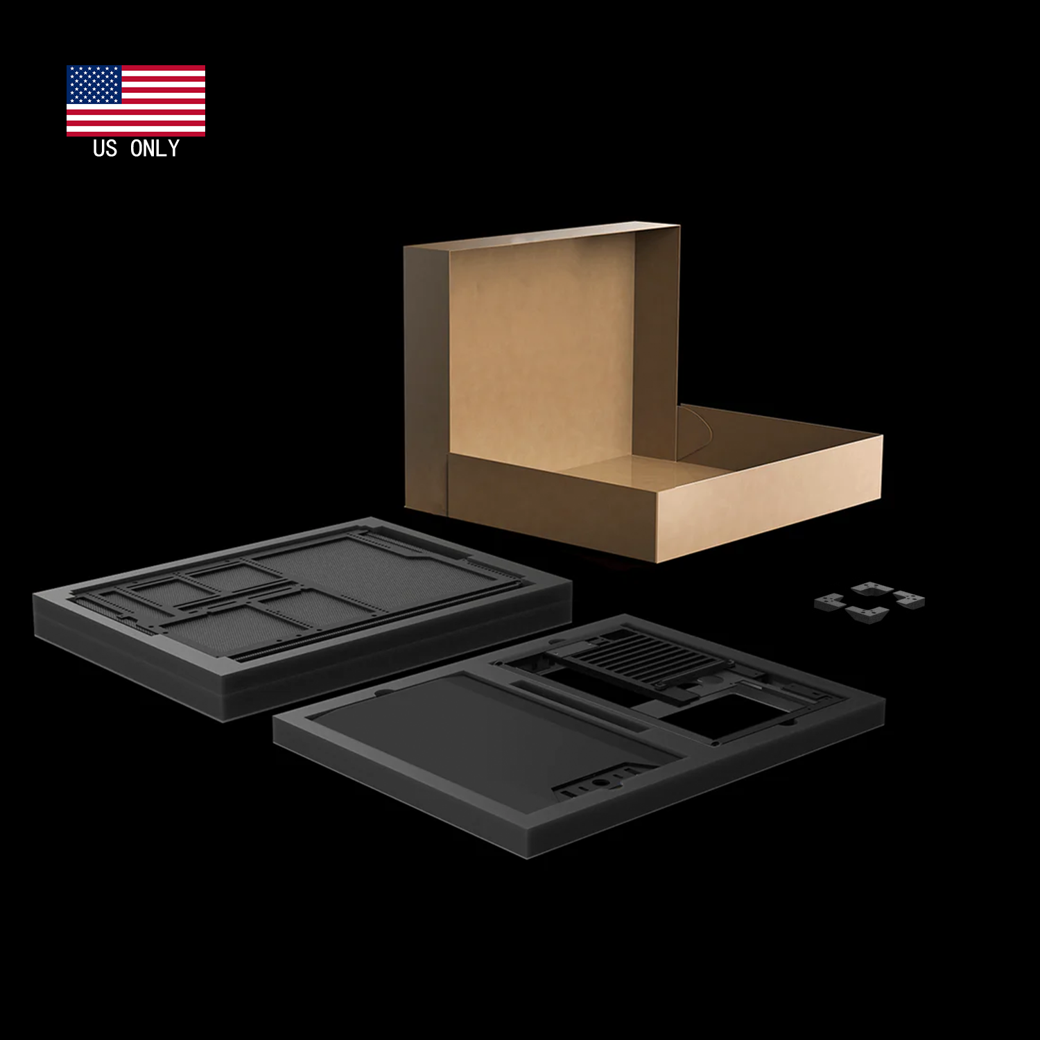 PCケース(自作PC用) Ncase M2 Round Gunl (Flat Pack) M2 - Angle – NCASE